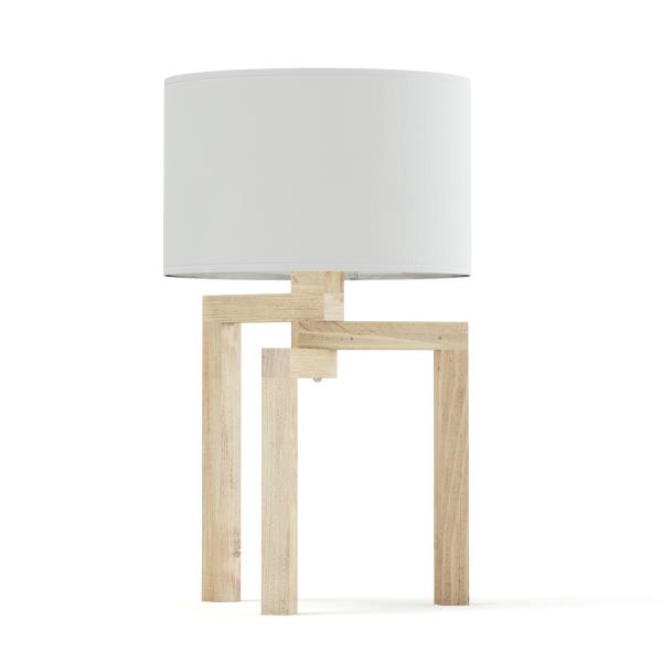 Wooden Tabel  lamp - دانلود مدل سه بعدی آباژور - آبجکت سه بعدی آباژور - نورپردازی - روشنایی -Wooden Tabel  lamp 3d model - Wooden Tabel  lamp 3d Object  - 